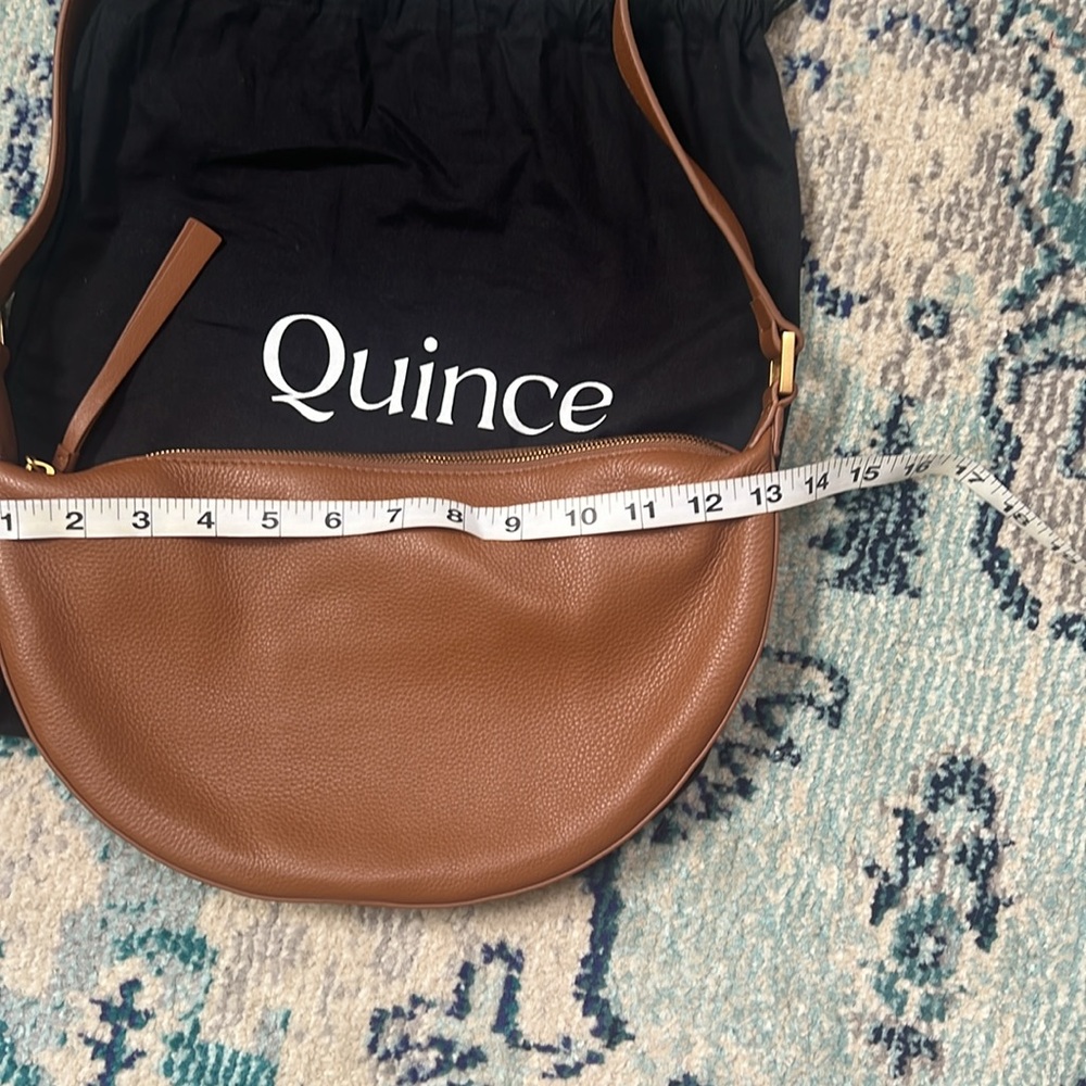 Quince Tan Leather Handbag - Picture 12 of 16